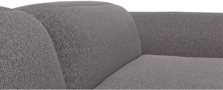 FLEXLUX Hoekbank Salino functionele bank met recamiere relaxbank hoekbank Bank met arm- en hoofdeinde verstellingen koudschuim & staalgolven