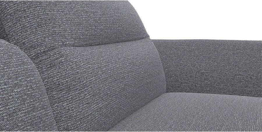 FLEXLUX Hoekbank Salino functionele bank met recamiere relaxbank hoekbank Bank met arm- en hoofdeinde verstellingen koudschuim & staalgolven