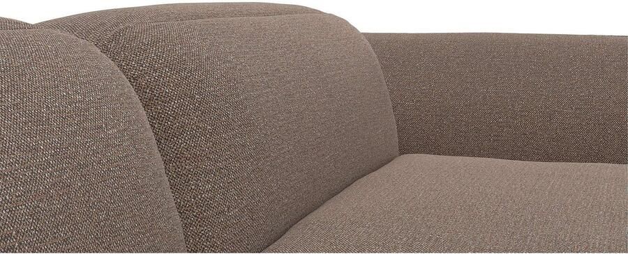 FLEXLUX Hoekbank Salino functionele bank met recamiere relaxbank hoekbank Bank met arm- en hoofdeinde verstellingen koudschuim & staalgolven