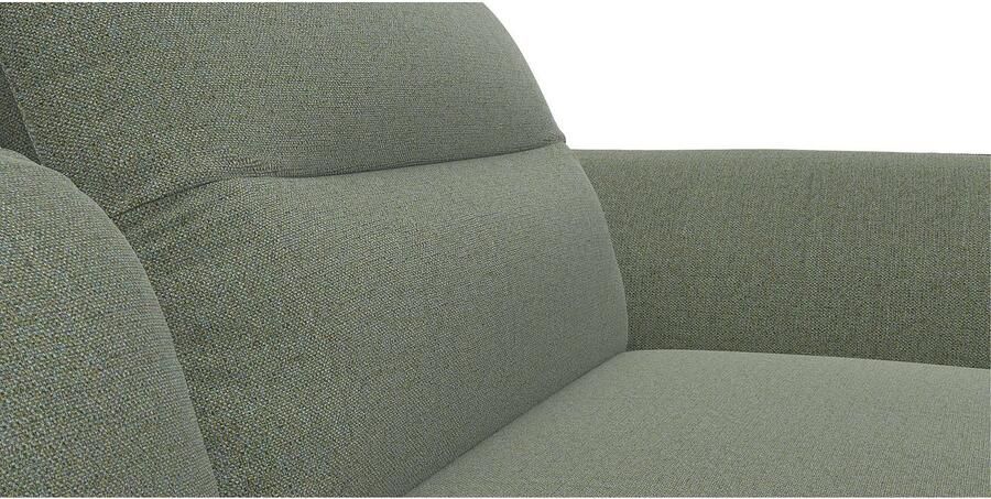 FLEXLUX Hoekbank Salino functionele bank met recamiere relaxbank hoekbank Bank met arm- en hoofdeinde verstellingen koudschuim & staalgolven