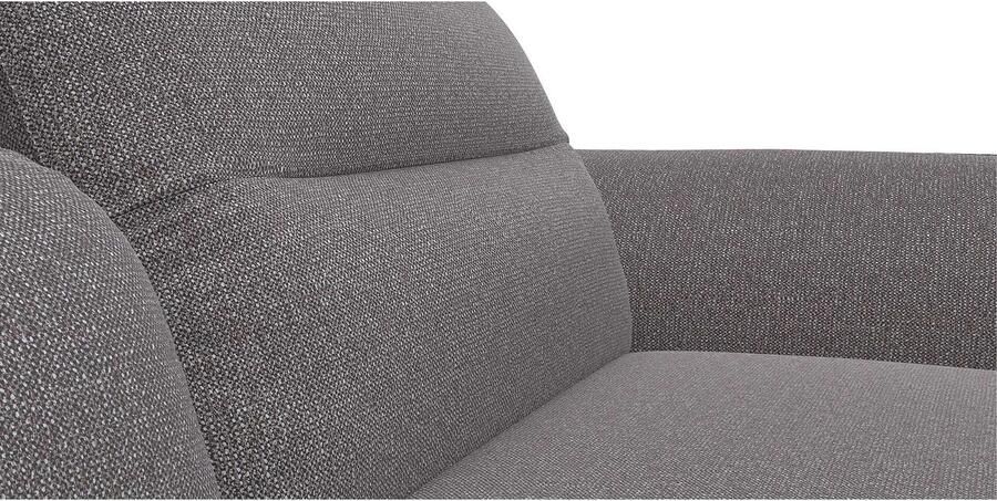 FLEXLUX Hoekbank Salino functionele bank met recamiere relaxbank hoekbank Bank met arm- en hoofdeinde verstellingen koudschuim & staalgolven