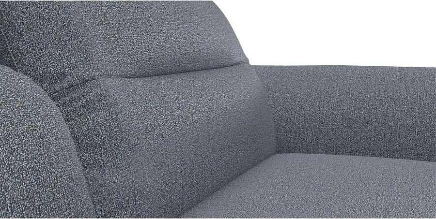 FLEXLUX Hoekbank Salino functionele bank met recamiere relaxbank hoekbank Bank met arm- en hoofdeinde verstellingen koudschuim & staalgolven