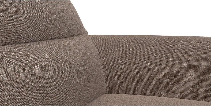 FLEXLUX Hoekbank Salino functionele bank met recamiere relaxbank hoekbank Bank met arm- en hoofdeinde verstellingen koudschuim & staalgolven