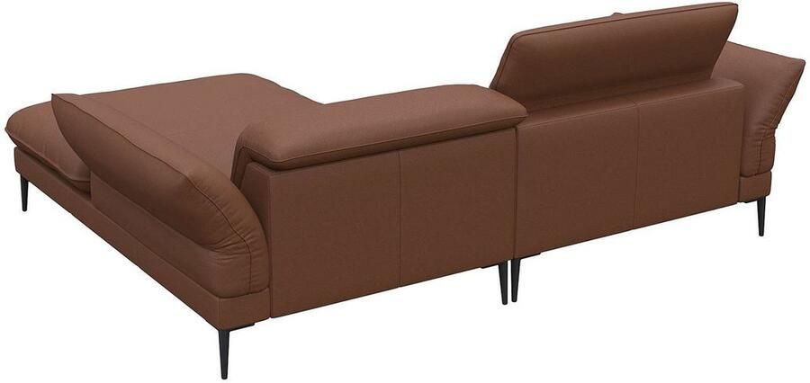 FLEXLUX Hoekbank Salino functionele bank met recamiere relaxbank hoekbank Bank met arm- en hoofdeinde verstellingen koudschuim & staalgolven - Foto 2