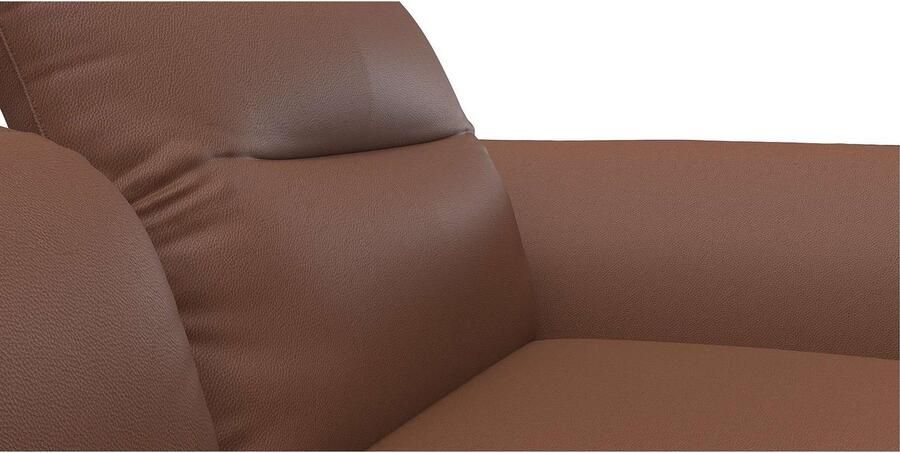 FLEXLUX Hoekbank Salino functionele bank met recamiere relaxbank hoekbank Bank met arm- en hoofdeinde verstellingen koudschuim & staalgolven