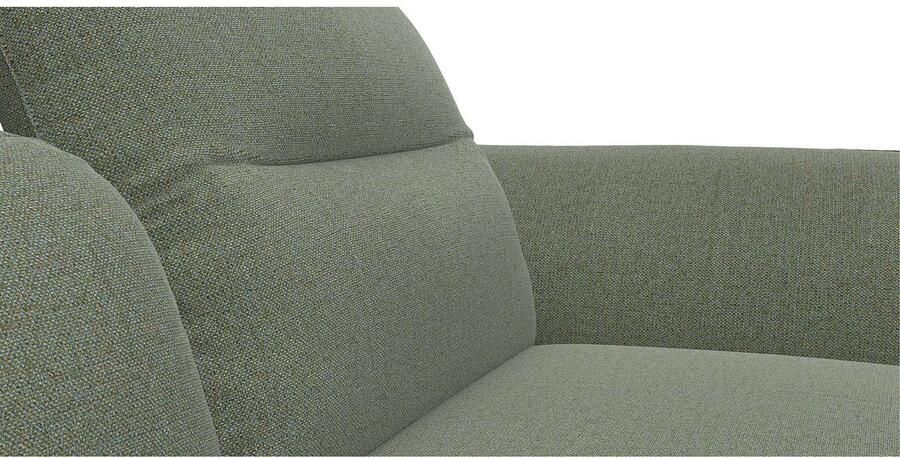 FLEXLUX Hoekbank Salino functionele bank met recamiere relaxbank hoekbank Bank met arm- en hoofdeinde verstellingen koudschuim & staalgolven