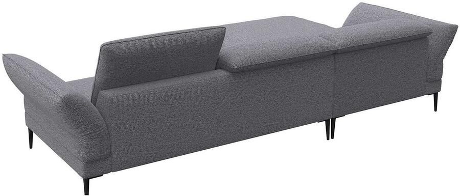 FLEXLUX Hoekbank Salino functionele bank met recamiere relaxbank hoekbank Bank met arm- en hoofdeinde verstellingen koudschuim & staalgolven - Foto 2