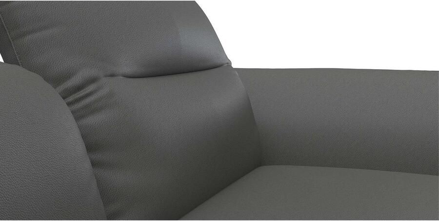 FLEXLUX Hoekbank Salino functionele bank met recamiere relaxbank hoekbank Bank met arm- en hoofdeinde verstellingen koudschuim & staalgolven