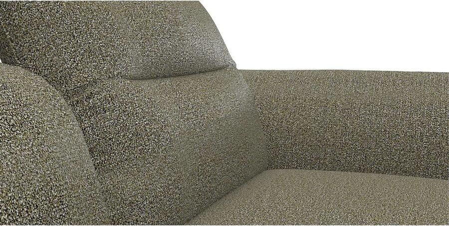 FLEXLUX Hoekbank Salino functionele bank met recamiere relaxbank hoekbank Bank met arm- en hoofdeinde verstellingen koudschuim & staalgolven