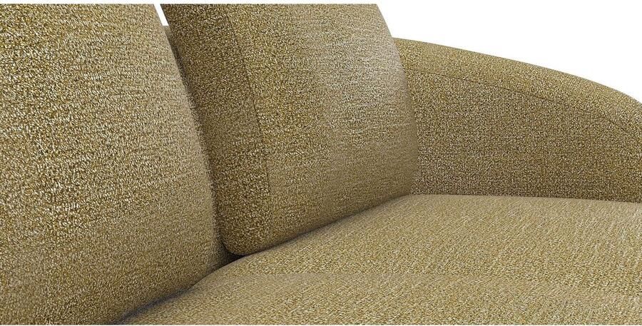 FLEXLUX Hoekbank Torino rond L-vorm bankhoek met ottomane Modern organisch bankontwerp koudschuim golfvering - Foto 3