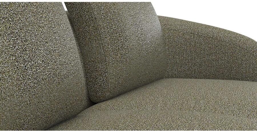 FLEXLUX Hoekbank Torino rond L-vorm bankhoek met ottomane Modern organisch bankontwerp koudschuim golfvering - Foto 3