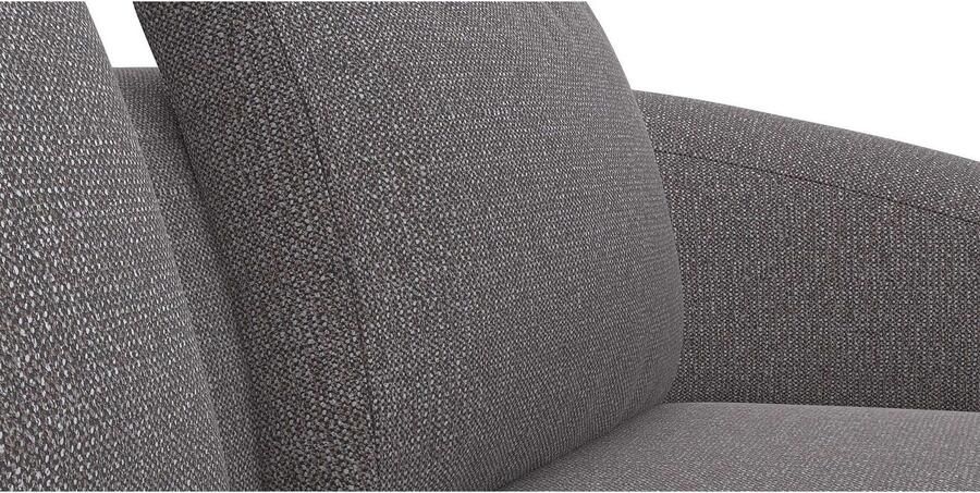 FLEXLUX Hoekbank Torino rond L-vorm bankhoek met ottomane Modern organisch bankontwerp koudschuim golfvering - Foto 3