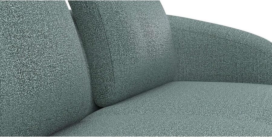 FLEXLUX Hoekbank Torino rond L-vorm bankhoek met ottomane Modern organisch bankontwerp koudschuim golfvering - Foto 3