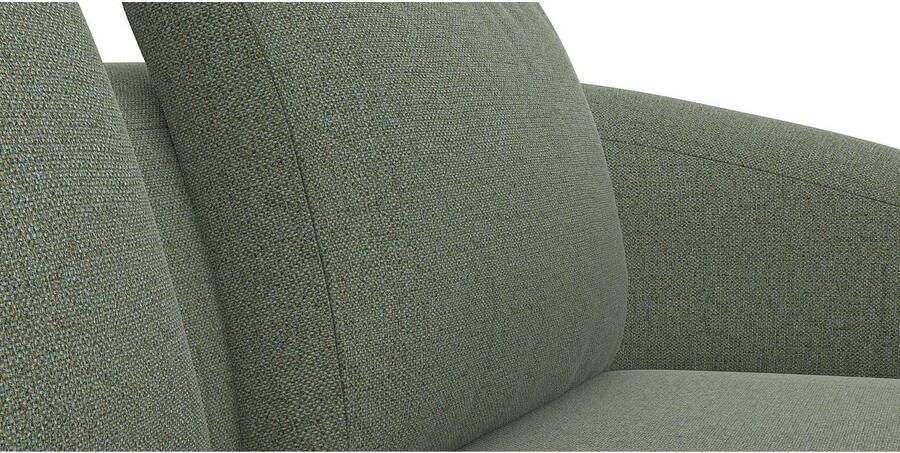 FLEXLUX Hoekbank Torino rond L-vorm bankhoek met ottomane Modern organisch bankontwerp koudschuim golfvering - Foto 3