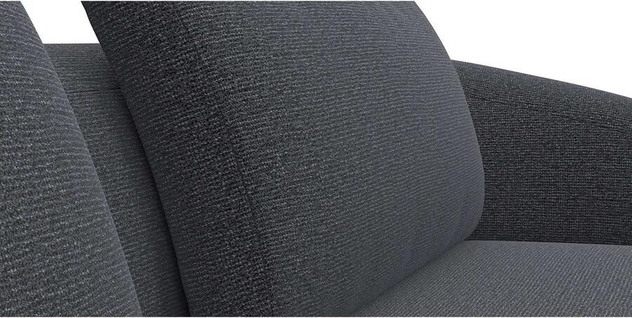 FLEXLUX Hoekbank Torino rond L-vorm bankhoek met ottomane Modern organisch bankontwerp koudschuim golfvering - Foto 2