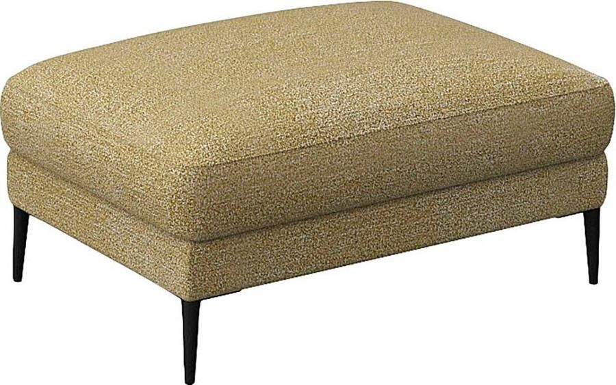 FLEXLUX Poef Belle gestoffeerde hocker zithocker Scandinavisch design in een sublieme verwerking - Foto 3