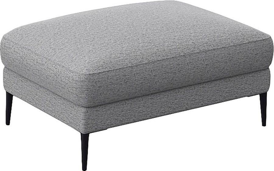 FLEXLUX Poef Belle gestoffeerde hocker zithocker Scandinavisch design in een sublieme verwerking - Foto 3