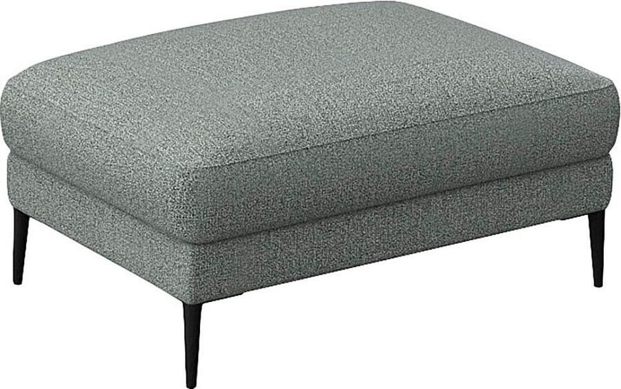 FLEXLUX Poef Belle gestoffeerde hocker zithocker Scandinavisch design in een sublieme verwerking - Foto 3