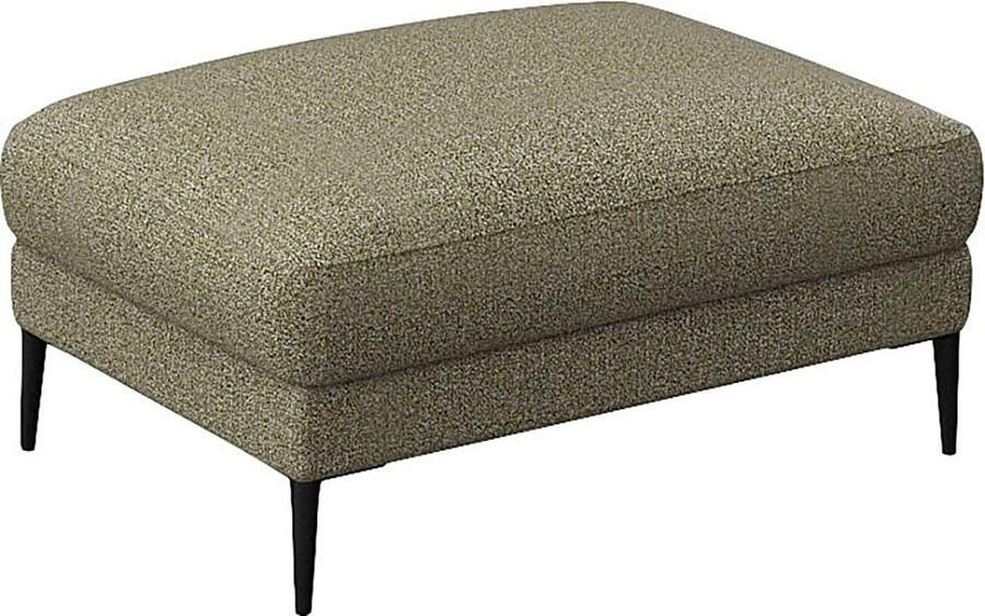 FLEXLUX Poef Belle gestoffeerde hocker zithocker Scandinavisch design in een sublieme verwerking - Foto 3