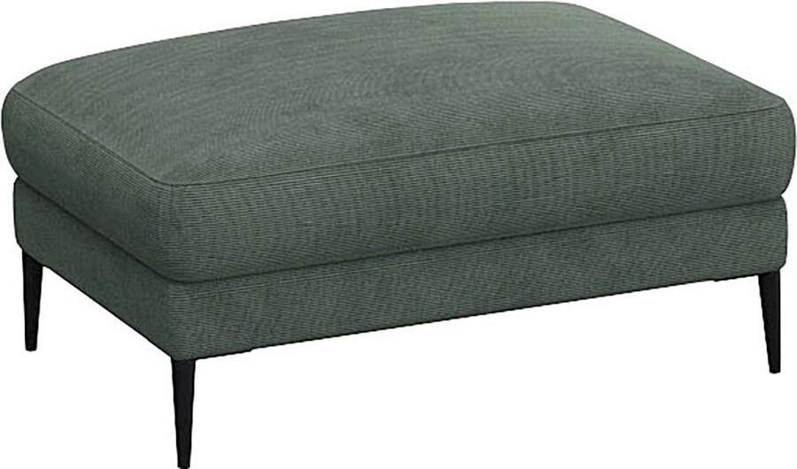 FLEXLUX Poef Belle gestoffeerde hocker zithocker Scandinavisch design in een sublieme verwerking - Foto 4