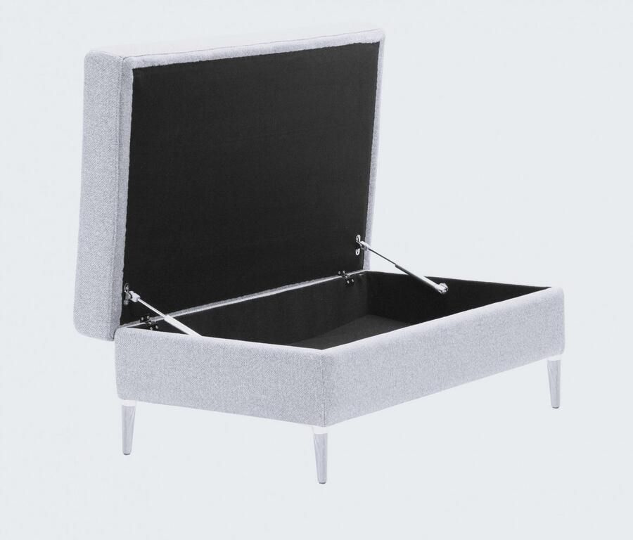 FLEXLUX Poef Fiore Koudschuim aluminium poten