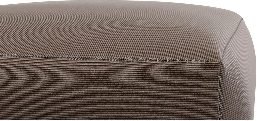 FLEXLUX Poef Lucera modern & gezellig koudschuim stalen nosagvering - Foto 4