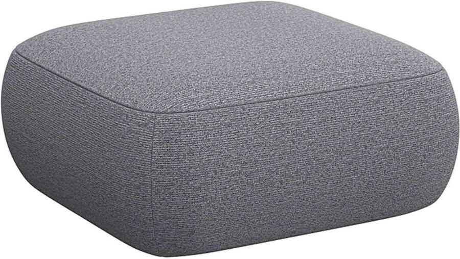 FLEXLUX Poef Torino rond laag bij de grond zitpoef stoffeerpoef Modern organisch poefontwerp koudschuim golfondersteuning - Foto 2