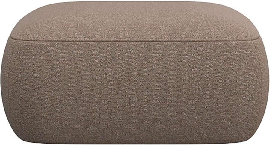 FLEXLUX Poef Torino rond laag bij de grond zitpoef stoffeerpoef Modern organisch poefontwerp koudschuim golfondersteuning - Foto 3