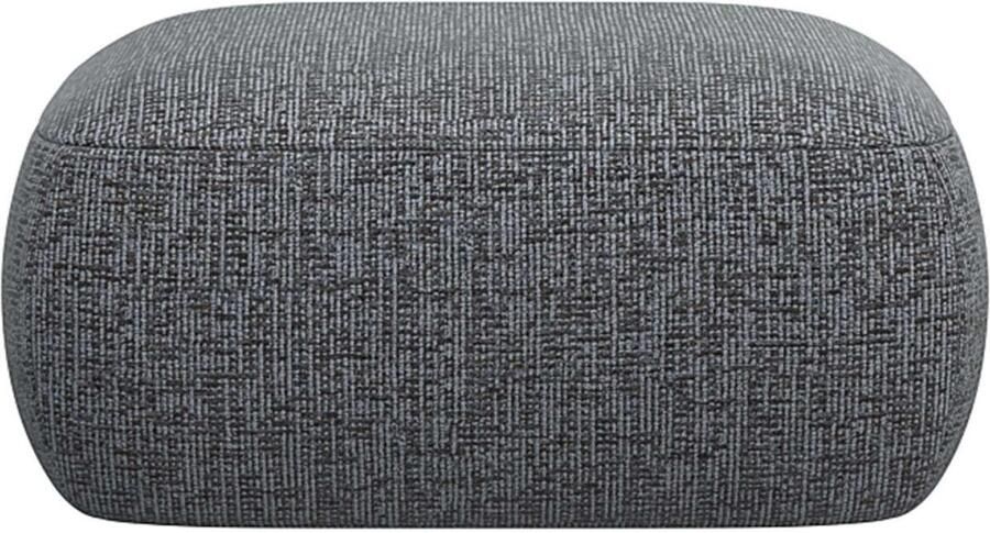 FLEXLUX Poef Torino rond laag bij de grond zitpoef stoffeerpoef Modern organisch poefontwerp koudschuim golfondersteuning - Foto 3