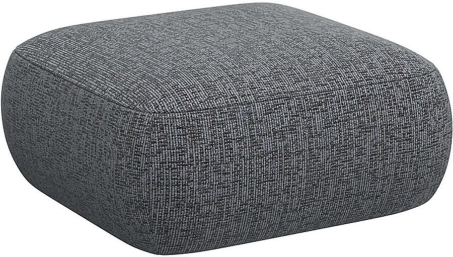 FLEXLUX Poef Torino rond laag bij de grond zitpoef stoffeerpoef Modern organisch poefontwerp koudschuim golfondersteuning - Foto 2