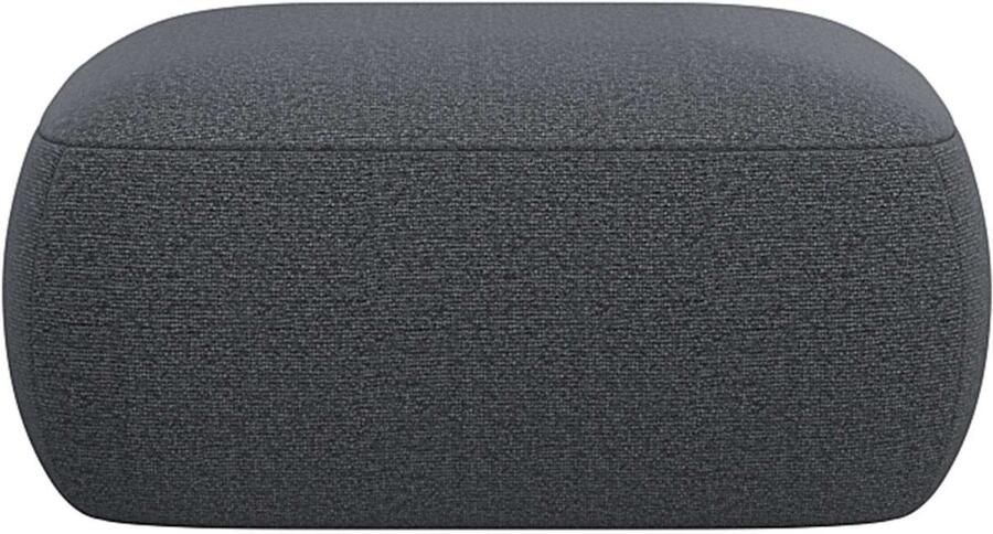 FLEXLUX Poef Torino rond laag bij de grond zitpoef stoffeerpoef Modern organisch poefontwerp koudschuim golfondersteuning - Foto 3