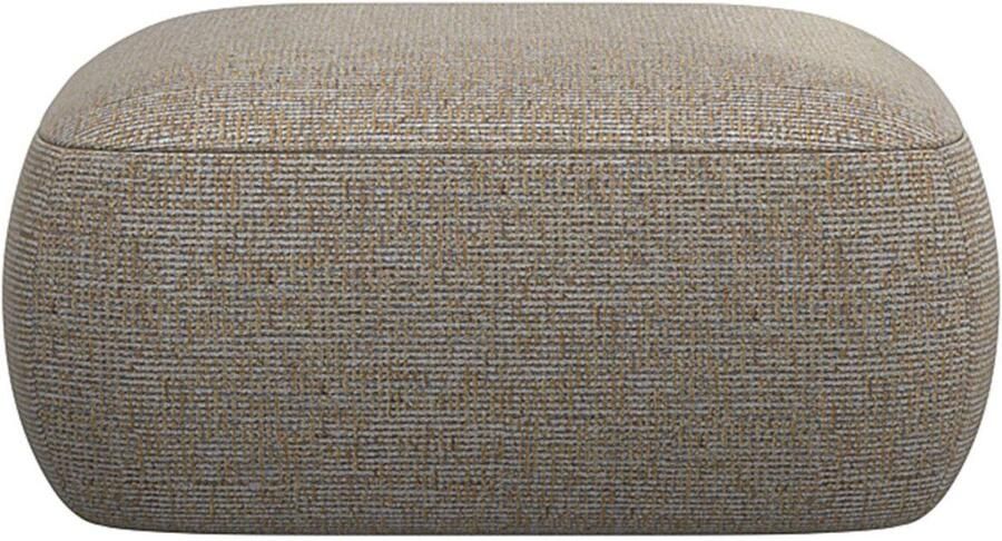 FLEXLUX Poef Torino rond laag bij de grond zitpoef stoffeerpoef Modern organisch poefontwerp koudschuim golfondersteuning - Foto 3