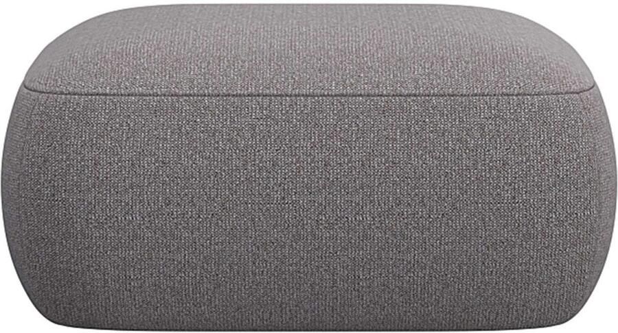 FLEXLUX Poef Torino rond laag bij de grond zitpoef stoffeerpoef Modern organisch poefontwerp koudschuim golfondersteuning - Foto 3