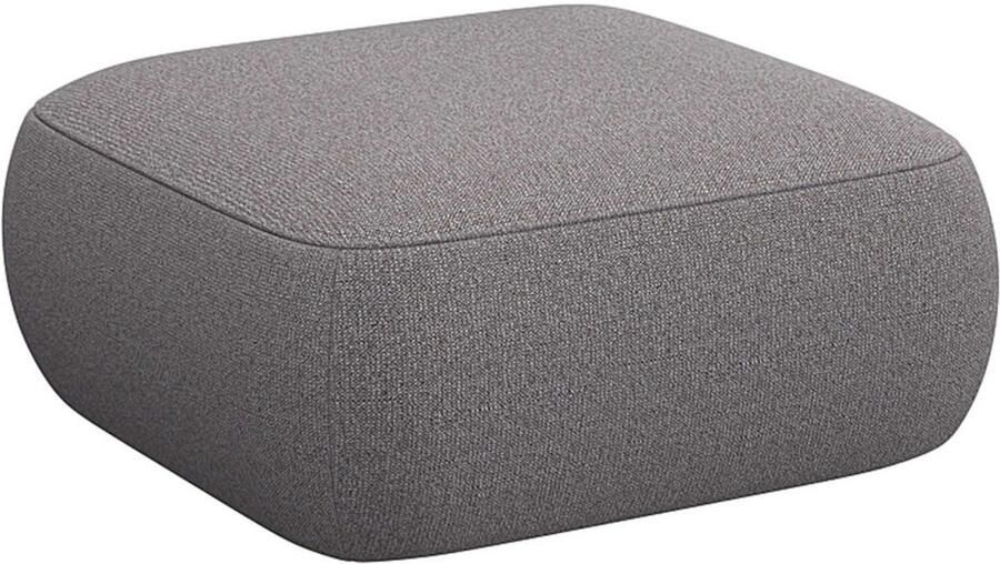 FLEXLUX Poef Torino rond laag bij de grond zitpoef stoffeerpoef Modern organisch poefontwerp koudschuim golfondersteuning - Foto 2