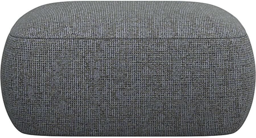 FLEXLUX Poef Torino rond laag bij de grond zitpoef stoffeerpoef Modern organisch poefontwerp koudschuim golfondersteuning - Foto 3