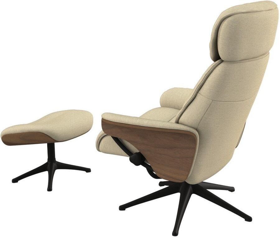 FLEXLUX Relaxfauteuil Aarhus gestoffeerde relaxfauteuil Scandinavisch design armleuningen - Foto 2