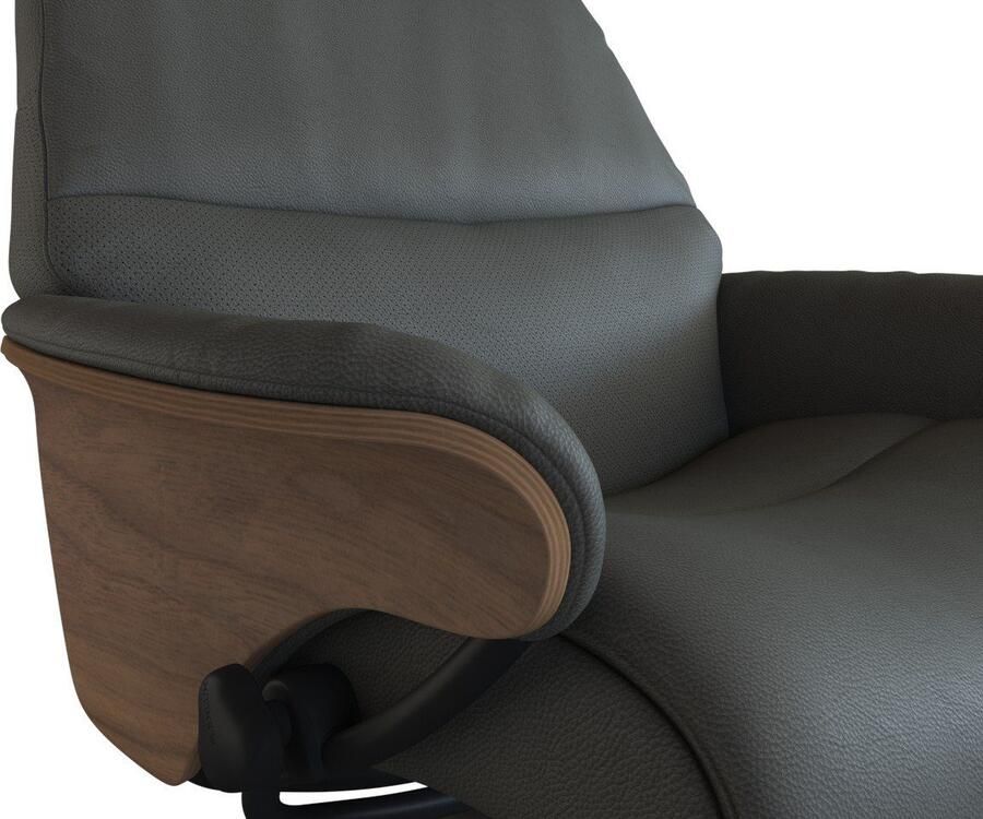 FLEXLUX Relaxfauteuil Aarhus gestoffeerde relaxfauteuil Scandinavisch design armleuningen - Foto 3