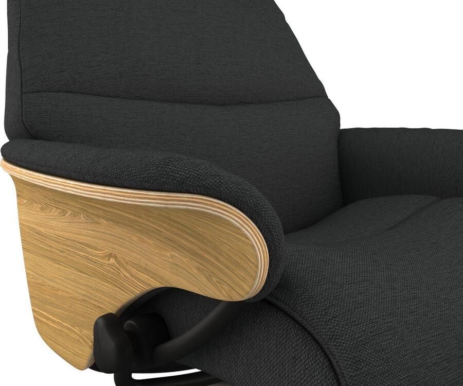 FLEXLUX Relaxfauteuil Aarhus gestoffeerde relaxfauteuil Scandinavisch design armleuningen - Foto 3