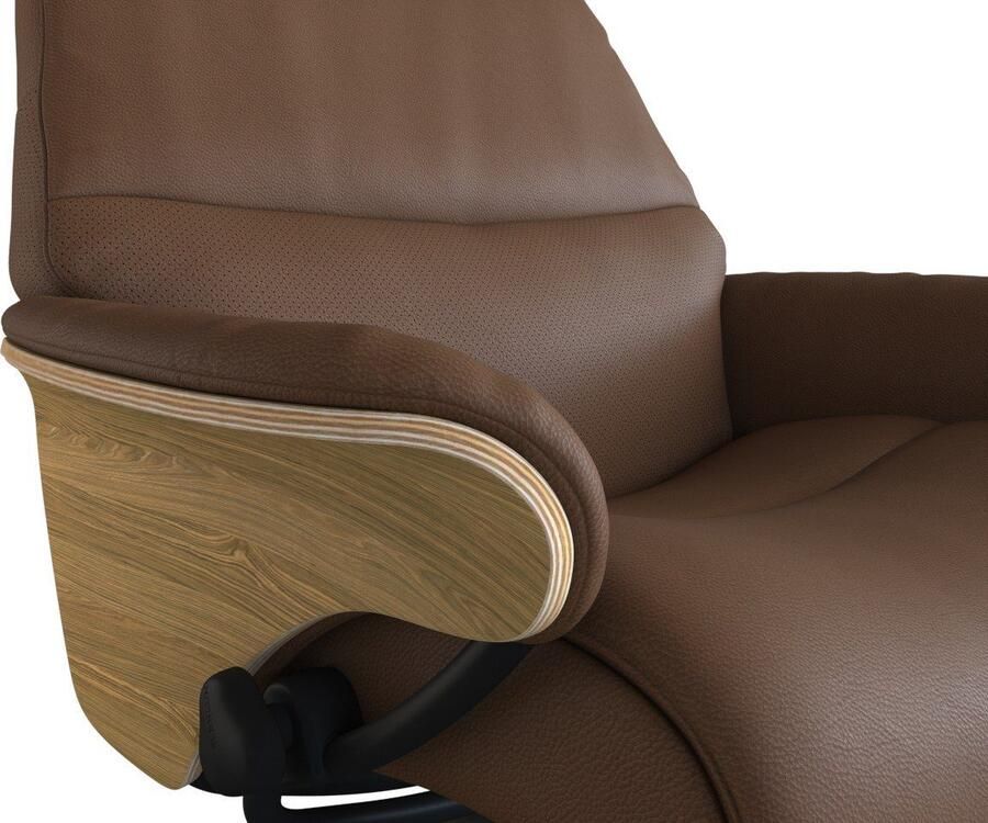 FLEXLUX Relaxfauteuil Aarhus gestoffeerde relaxfauteuil Scandinavisch design armleuningen - Foto 3