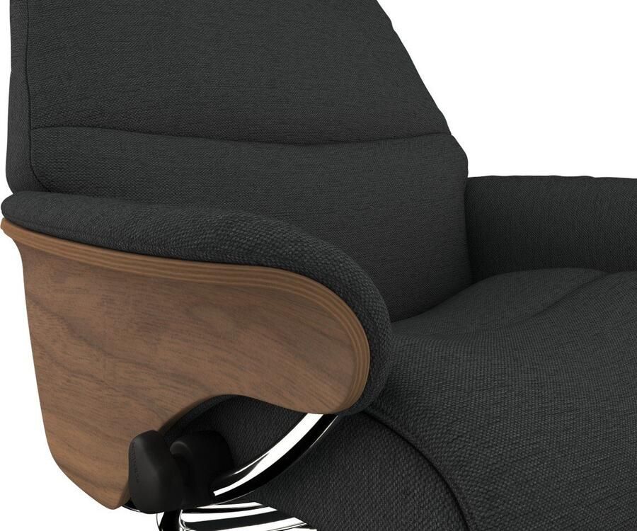 FLEXLUX Relaxfauteuil Aarhus gestoffeerde relaxfauteuil Scandinavisch design armleuningen - Foto 3