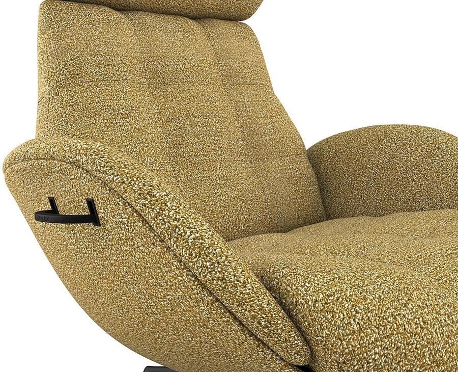 FLEXLUX Relaxfauteuil Chester relaxfauteuil hoog comfort Scandi draaibaar Premium comfort rug- en hoofdeindeverstelling draaibaar voet zwart - Foto 3
