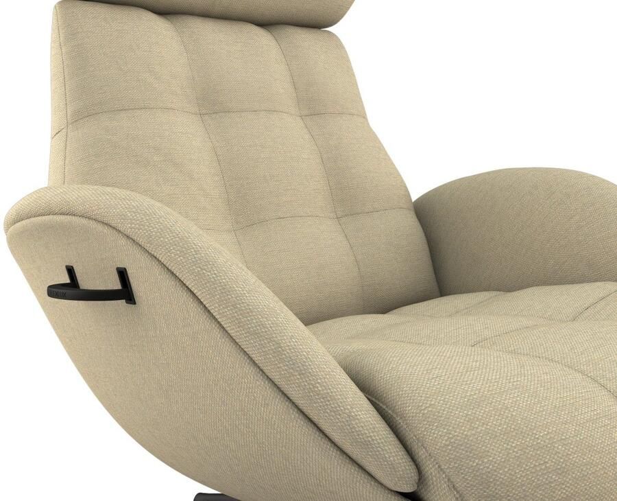 FLEXLUX Relaxfauteuil Chester relaxfauteuil hoog comfort Scandi draaibaar Premium comfort rug- en hoofdeindeverstelling draaibaar voet zwart - Foto 3