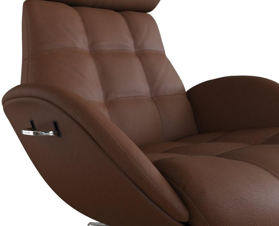 FLEXLUX Relaxfauteuil Chester relaxfauteuil premium comfort Scandi draaibaar Premium comfort rug- en hoofdeindeverstelling draaibaar voet zwart - Foto 3