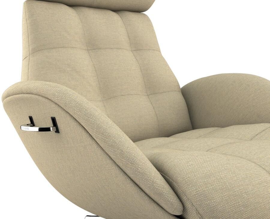 FLEXLUX Relaxfauteuil Chester relaxfauteuil premium comfort Scandi draaibaar Premium comfort rug- en hoofdeindeverstelling draaibaar voet zwart - Foto 3