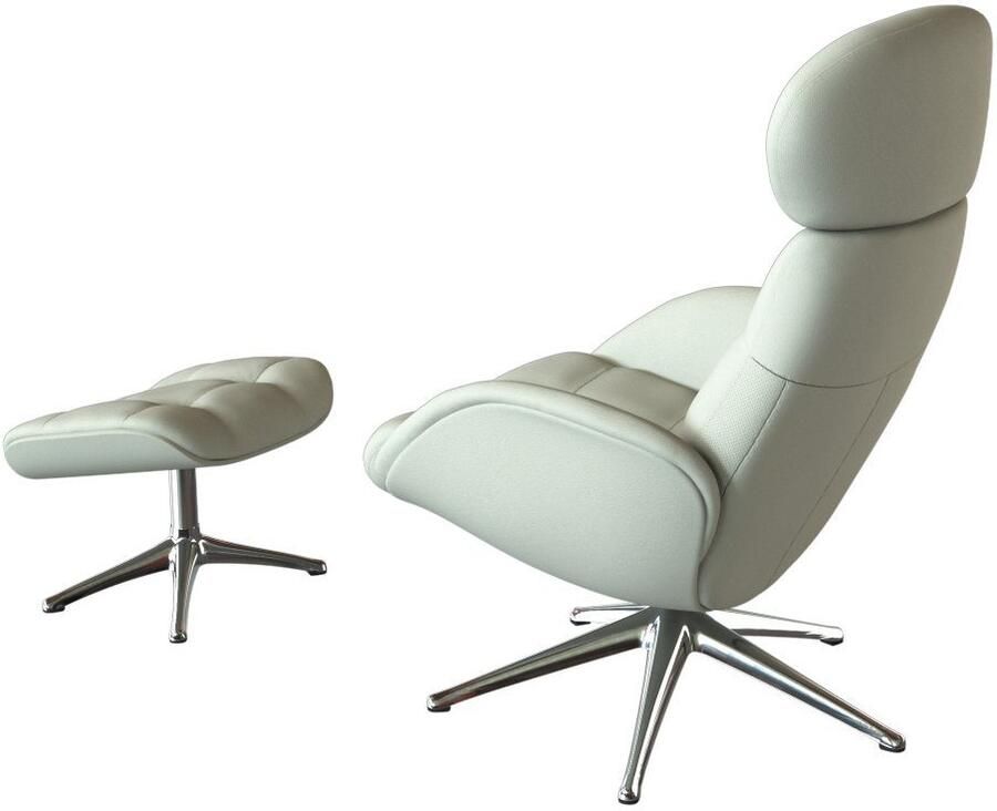 FLEXLUX Relaxfauteuil Chester relaxfauteuil premium comfort Scandi draaibaar Premium comfort rug- en hoofdeindeverstelling draaibaar voet zwart - Foto 2