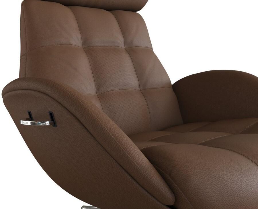 FLEXLUX Relaxfauteuil Chester relaxfauteuil premium comfort Scandi draaibaar Premium comfort rug- en hoofdeindeverstelling draaibaar voet zwart - Foto 3