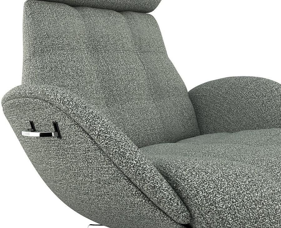FLEXLUX Relaxfauteuil Chester relaxfauteuil premium comfort Scandi draaibaar Premium comfort rug- en hoofdeindeverstelling draaibaar voet zwart - Foto 3