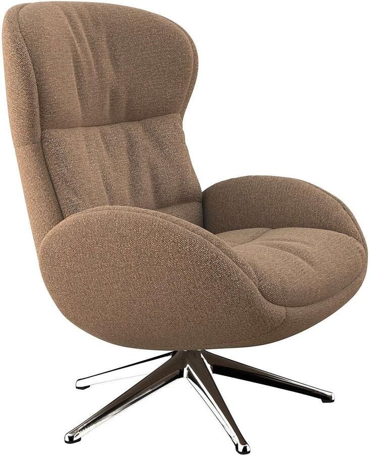 FLEXLUX Relaxfauteuil Haze uitstekend comfort Alu voet organisch design ergonomisch - Foto 4