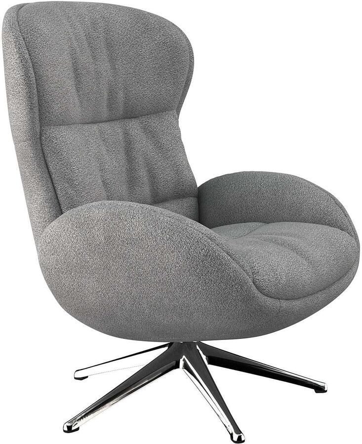 FLEXLUX Relaxfauteuil Haze uitstekend comfort Alu voet organisch design ergonomisch - Foto 4
