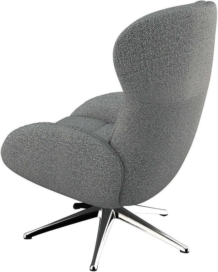 FLEXLUX Relaxfauteuil Haze uitstekend comfort Alu voet organisch design ergonomisch - Foto 2